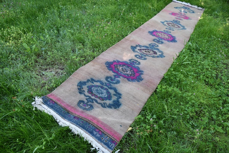 Vintage Runner Area Rug Free Shipping 2.9x15 ft Hallway Runner Etsy