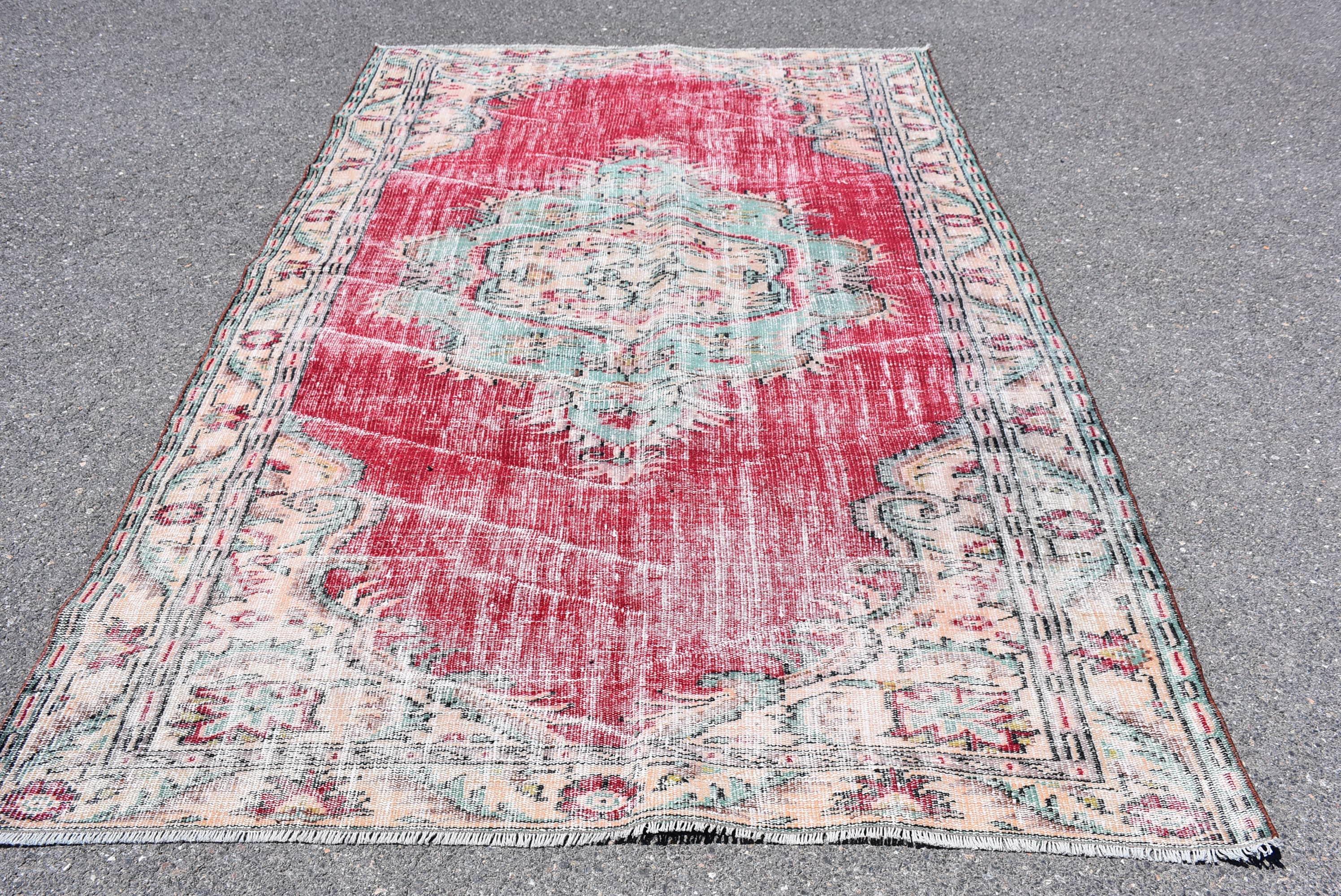 Vintage Turkish Large Rug Free Shipping 5.5 x 9 ft Floor Rug Etsy