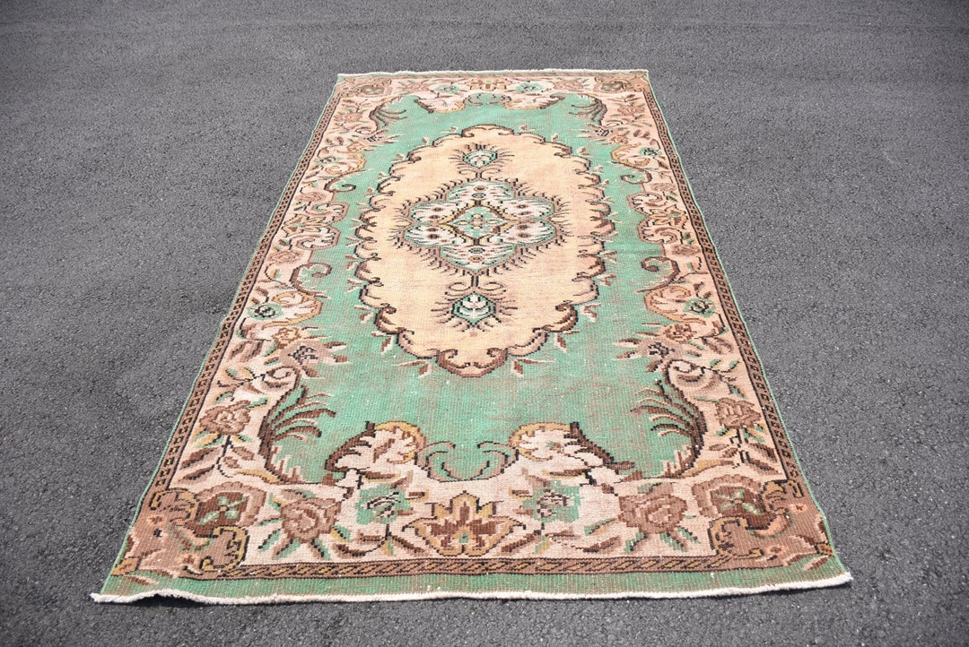 Green Large Rug, Turkish Rug, Vintage Handmade Rug, Diningroom Rug, Oriental Rug, Bohemian Rug, Floor Rug, Rug, 4.9 X 8.9 Feet DCS1497 - Etsy Green Large Rug, Turkish Rug, Vintage Handmade Rug, Diningroom Rug, Oriental Rug, Bohemian Rug, Floor Rug, Rug, 4.9 X 8.9 Feet DCS1497 - Etsy