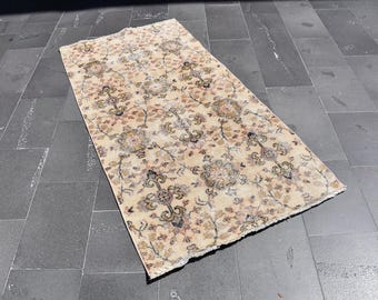 Anatolian rug, Vintage rug, Turkish rug, Handmade wool rug, Bohemian rug, House decoration 3.1 x 6.2 feet  Kitchen rug, Bedroom rug, DC11665