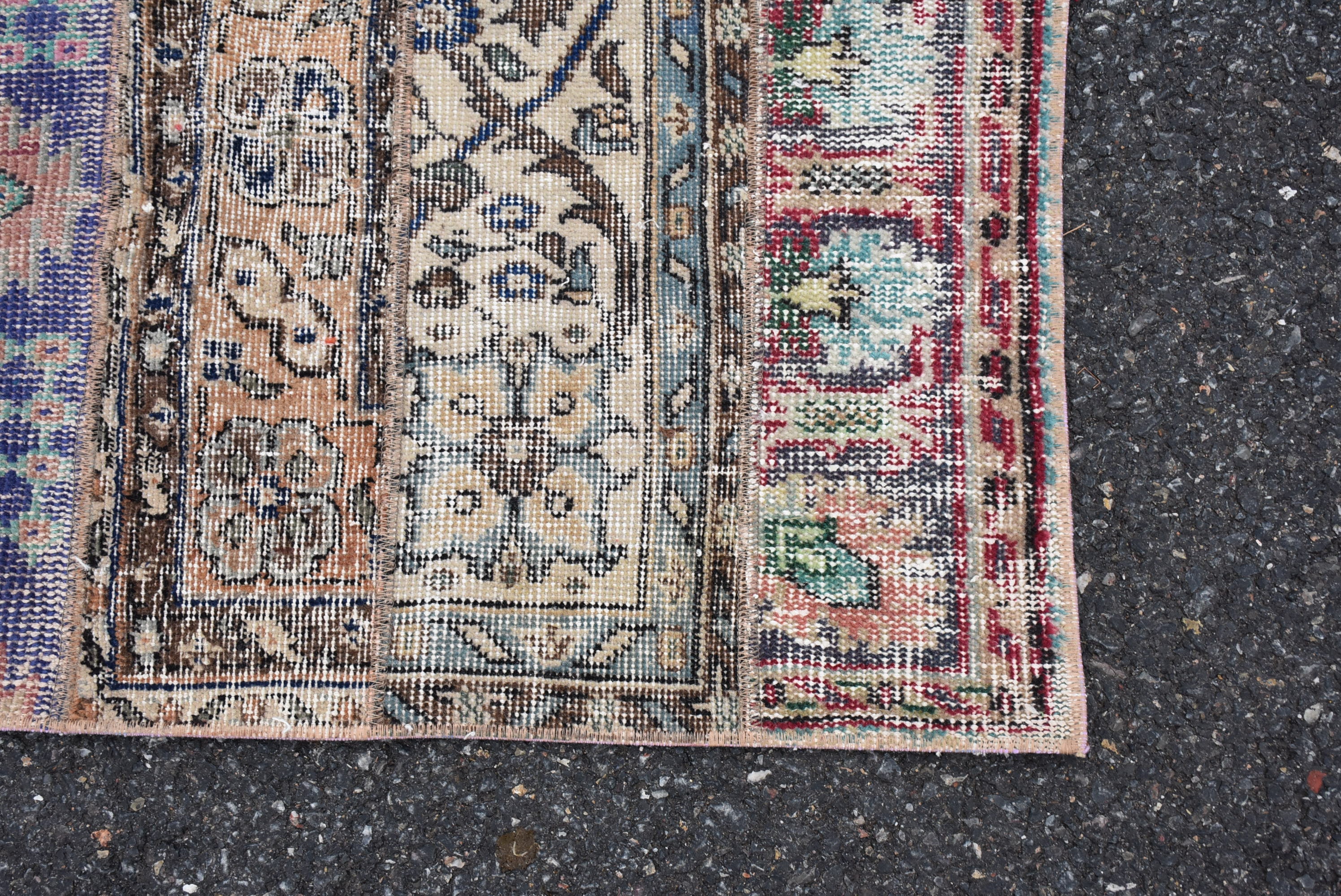 ランナーラグ、トルコラグ、ラグ、2.7 x 9.3 フィートの廊下用ラグ