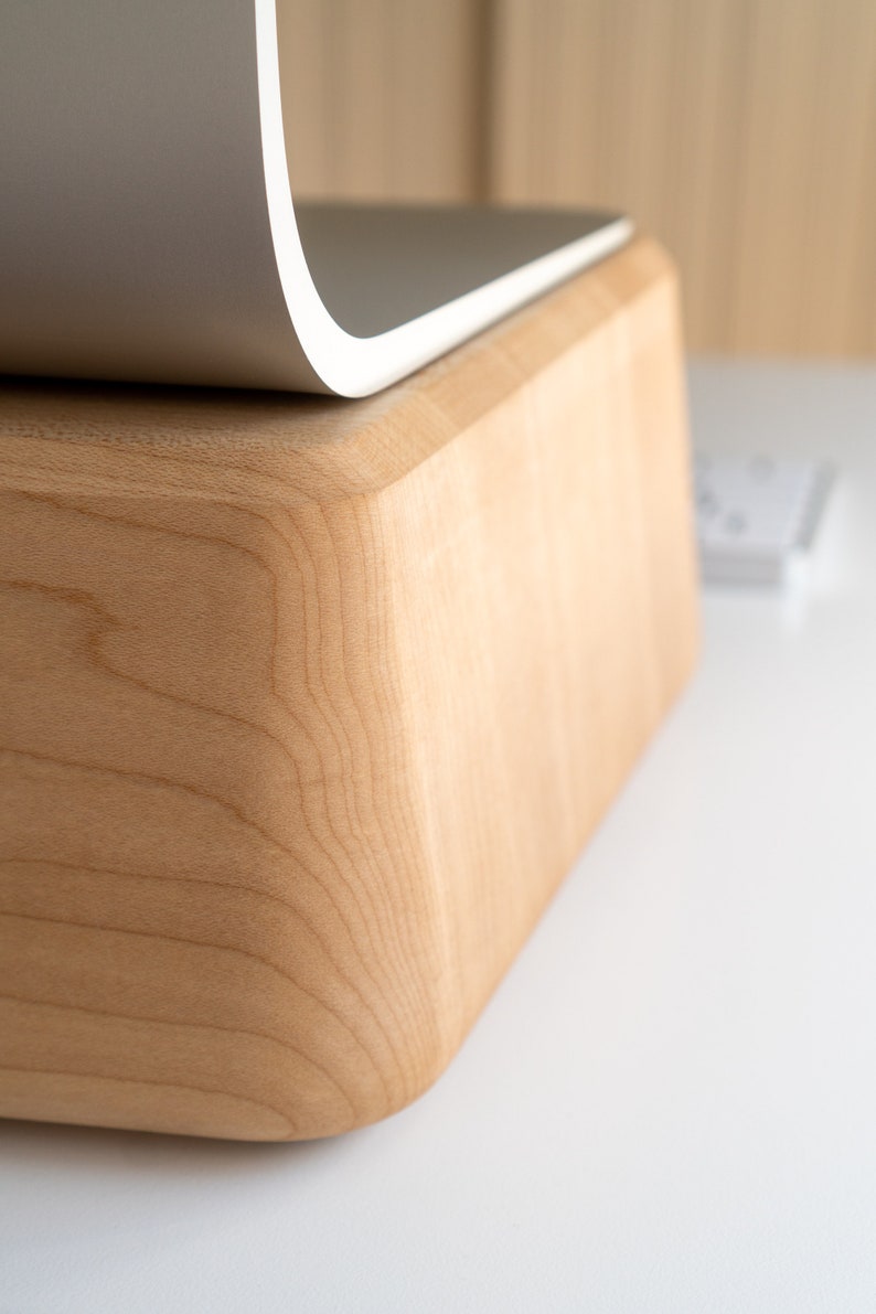 Real Wood iMac Stand Riser for iMac computer display stand | Etsy