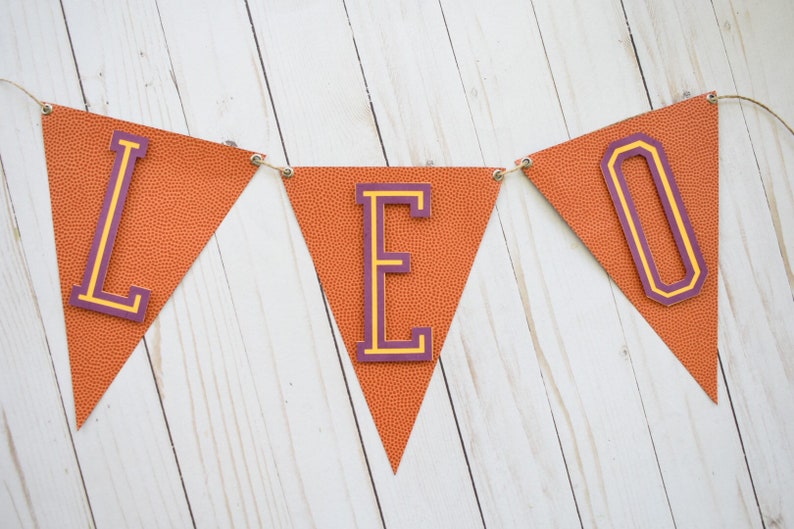 Sports Basketball Personalized Banner Flags Basketball Etsy