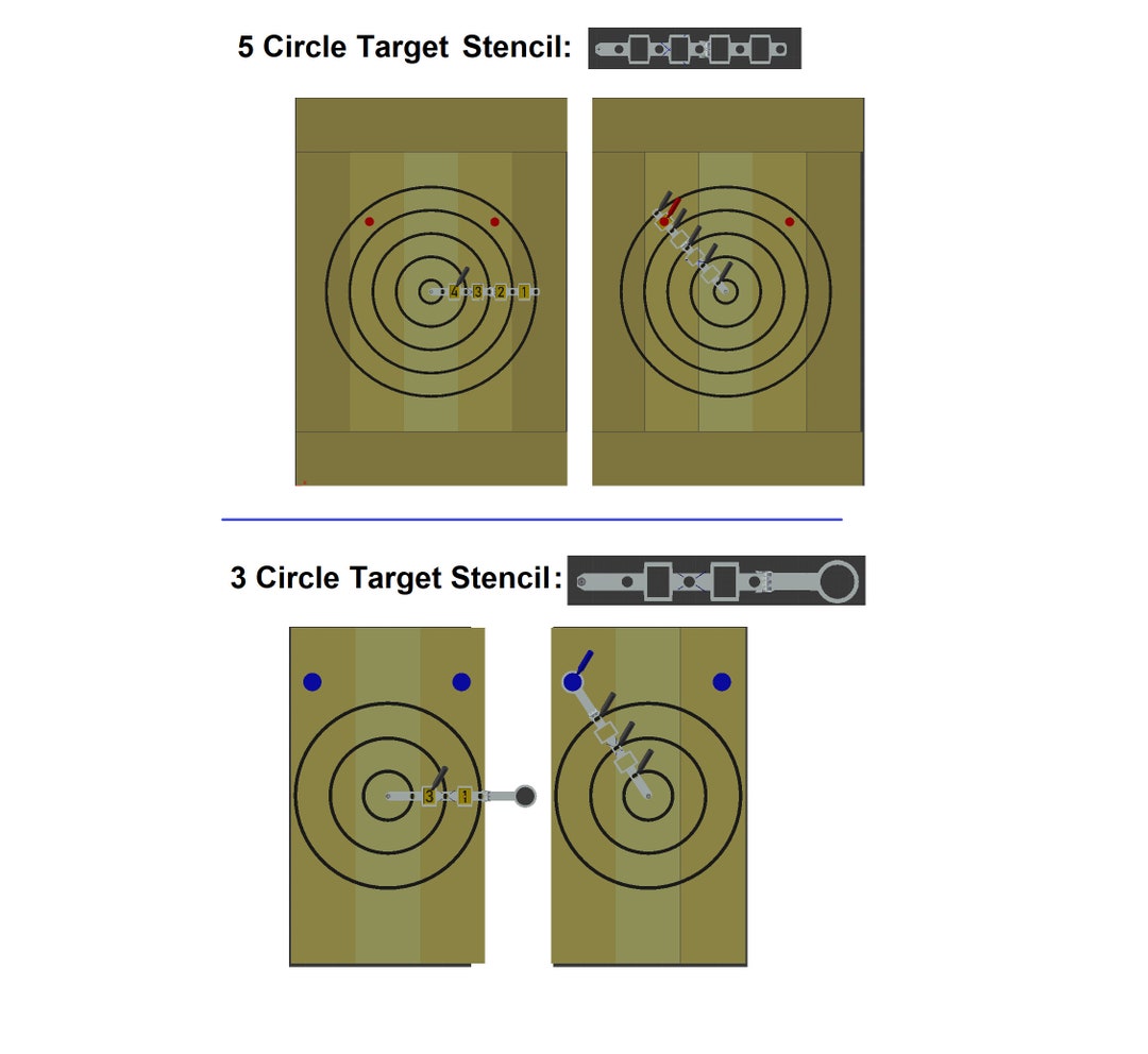Axe Throwing Target 2 Styles Etsy