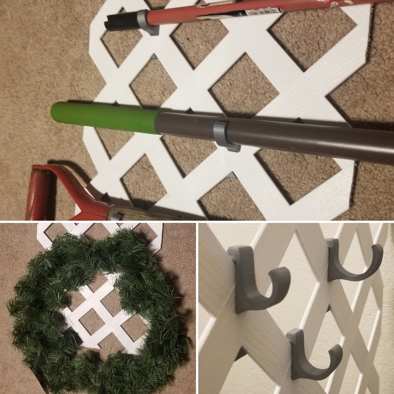 Lattice Hanging Hooks for Display or Storage Etsy