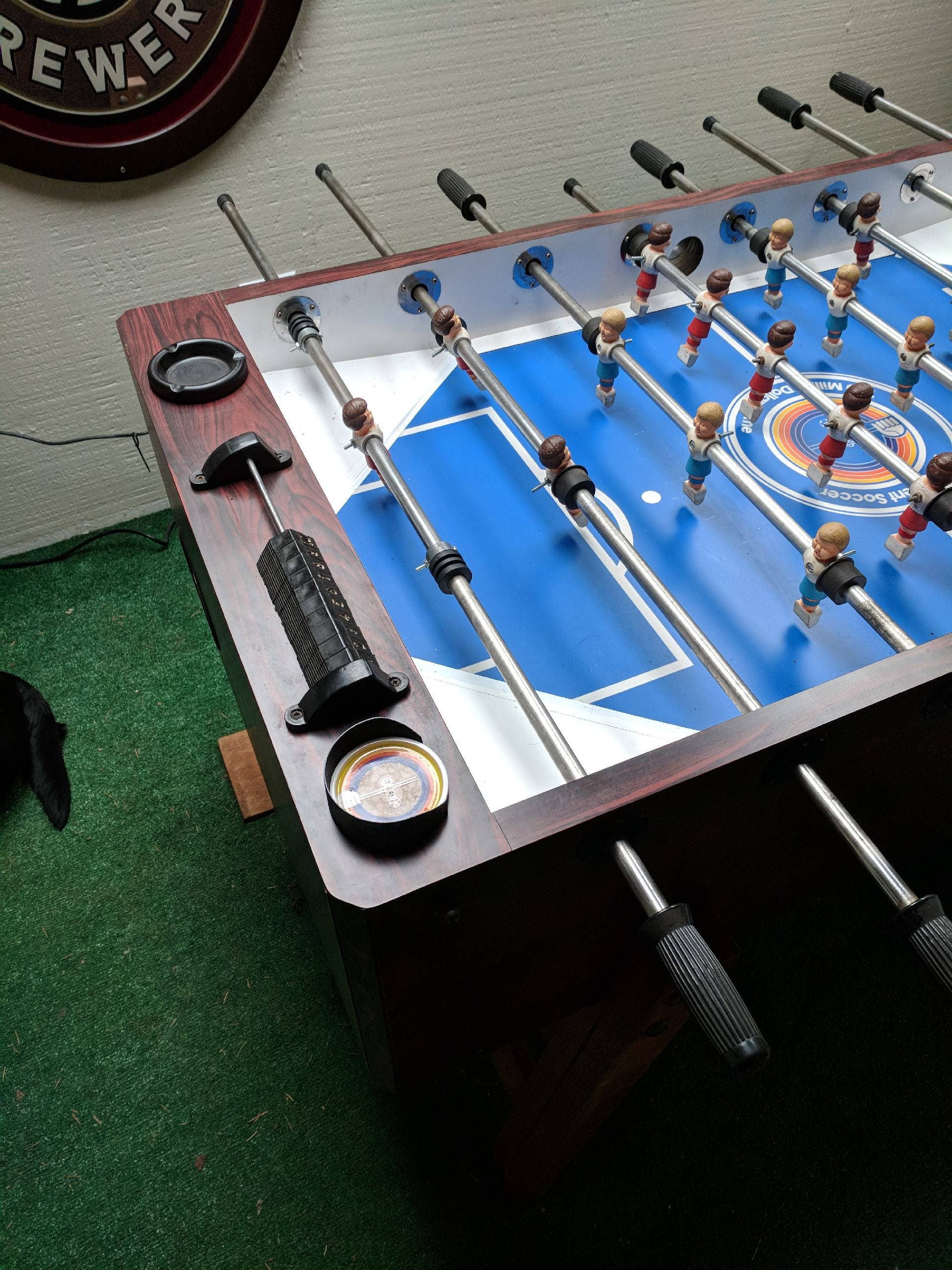 Foosball table cup holder set Million Dollar logo Etsy