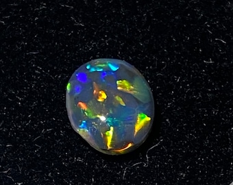 ブラックオパール ライトニングリッジ レインボーフラッシュ 0.75 ct