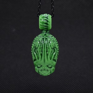 Cthulhu Spore Pendant, Cthulhu Jewelry, Lovecraftian Horror, H.P. Lovecraft Creature, Dark Fantasy, Witchcraft Occult Jewelry, Anime Pendant