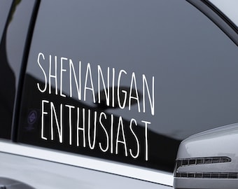 calcomanía para entusiastas de la travesura, pegatinas divertidas para automóviles, calcomanías para automóviles, pegatinas para ventanas, pegatinas para parachoques, calcomanías sarcásticas, pegatinas de sarcasmo