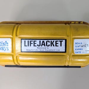 Vintage British Airways Life Jacket Case, Beaufort 1970s - Etsy