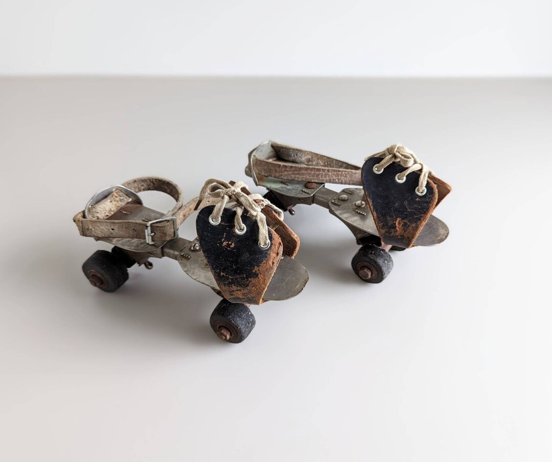 Retro Vintage Metal Roller Skates Made in Britain Etsy UK