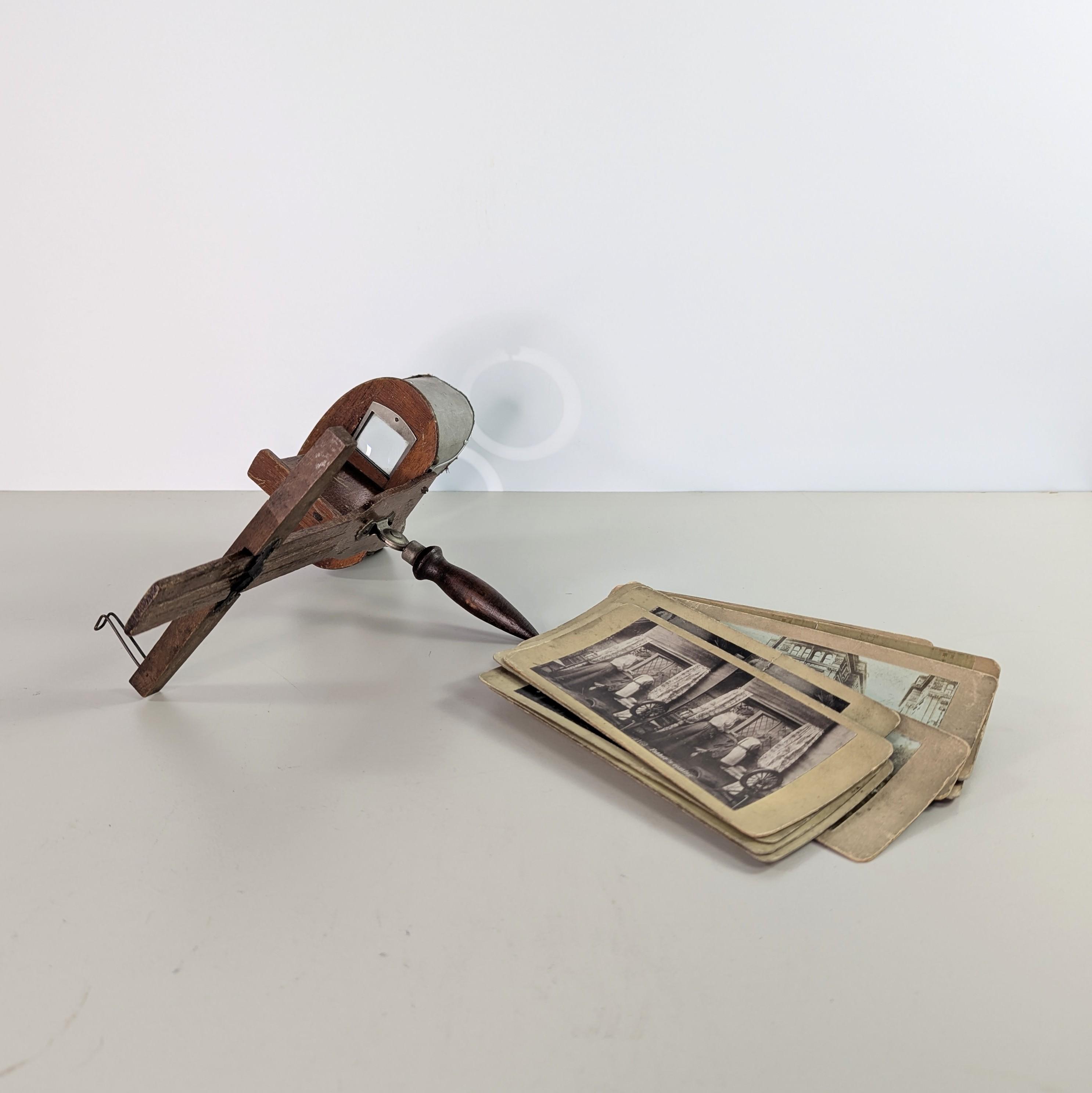 1800年代後半のカード付きアンティークステレオスコープ - Etsy 日本