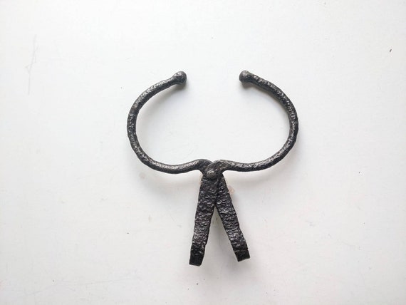 Antique Bull Nose Clip Ring Old Clip Iron Ring Etsy UK