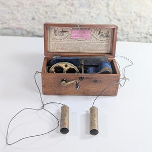Antique Improved Patent Magneto Electric Machine For Nervous Diseases In Working Order, 1862