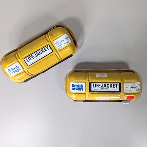 Vintage British Airways Life Jacket Case, Beaufort 1970s - Etsy