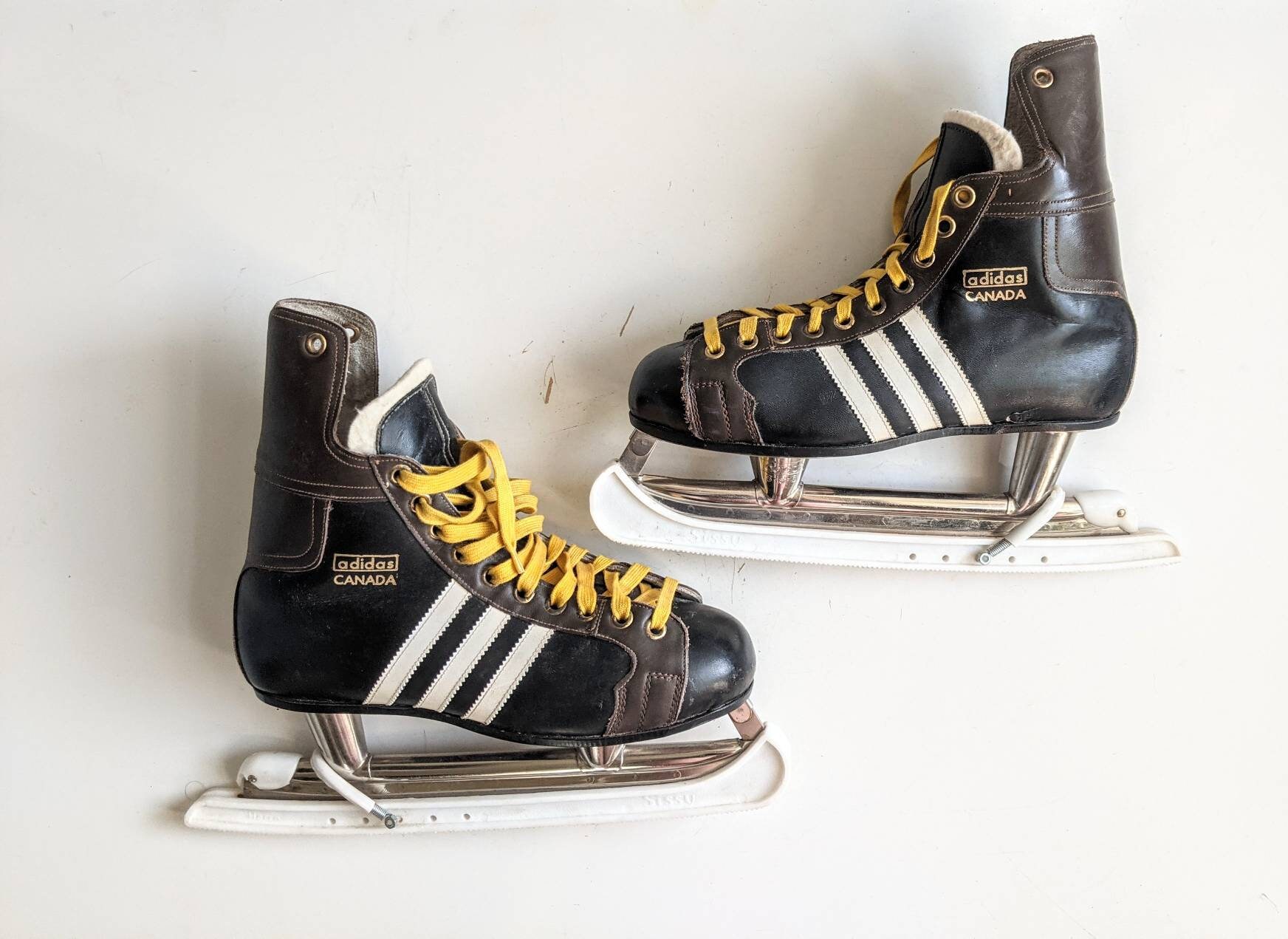 Vintage Retro Ice Skates Adidas Canada Ice Skates 