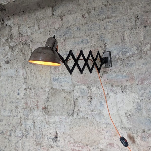 Kaiser Idell Scissor Wall Mounted Lamp Designed By Christian Dell (Reproduction)