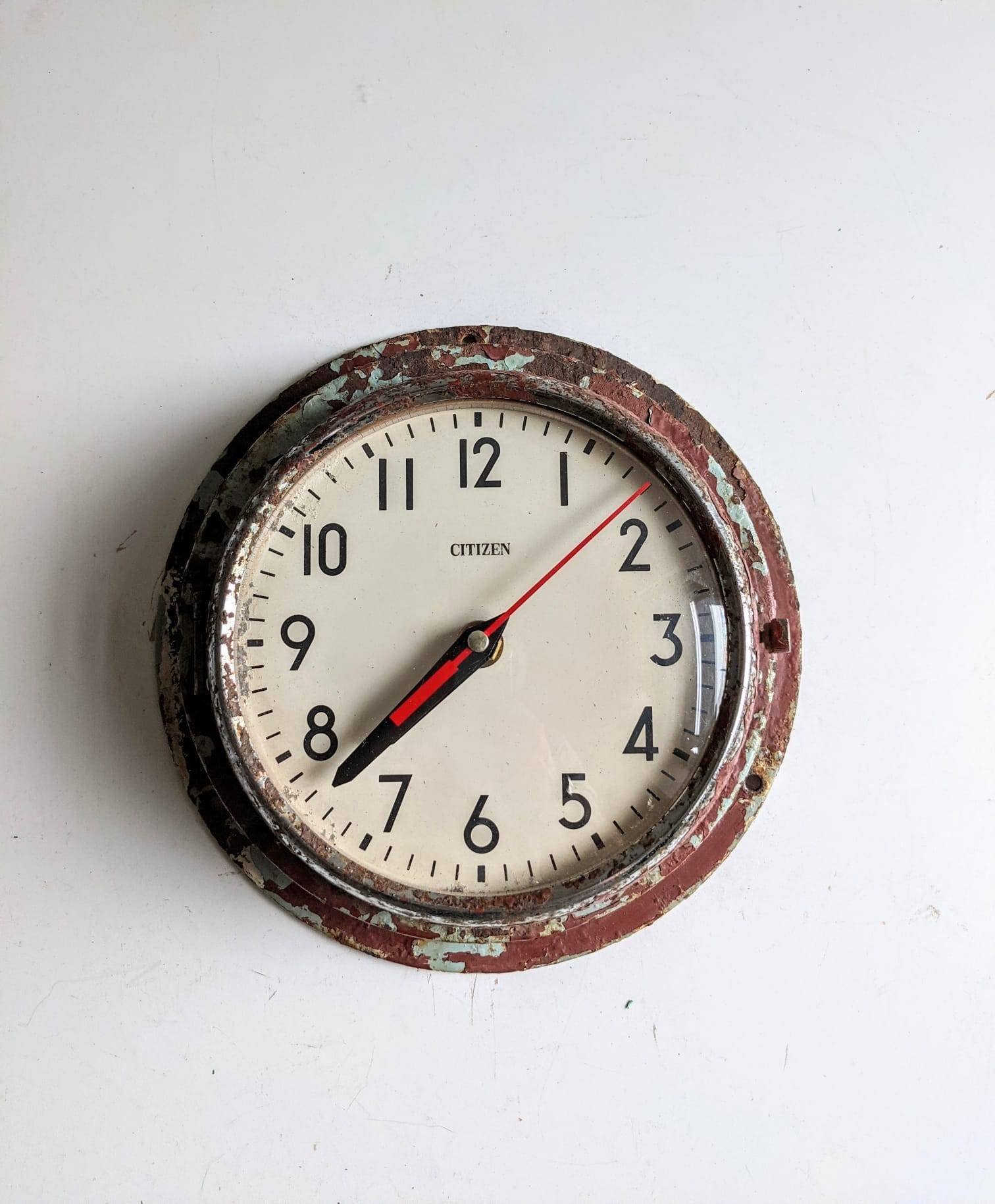 old citizen wall clock