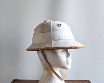 Vintage Pith Helmet Safari Sun Hat 