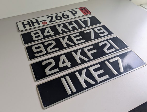 ヴィンテージカーのナンバープレート - Etsy 日本