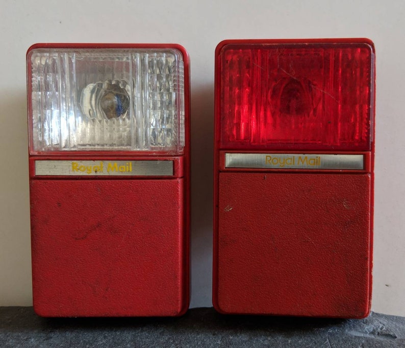 Vintage Postman/'s Royal Mail Bike Bicycle Lights