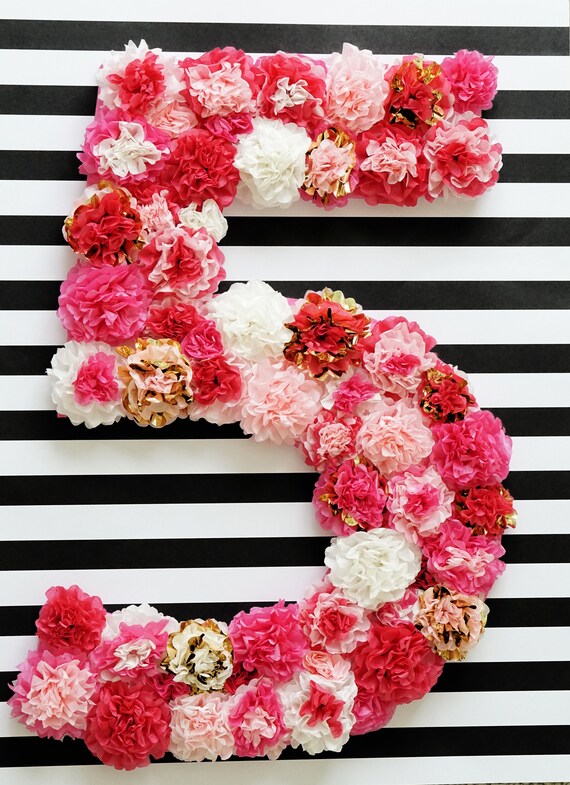 Pink Gold Black Backdrop Decoration Kate Spade Inspired Party Etsy