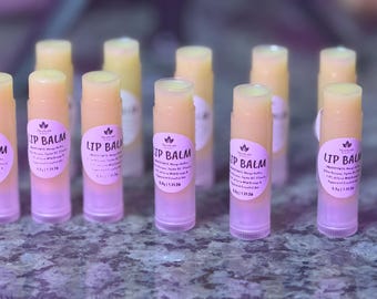 Natural Lip Balm | Hydrating Lip Moisturizer | Mango Butter Lip Care | Beeswax Lip Balm | Vitamin E Lip Balm