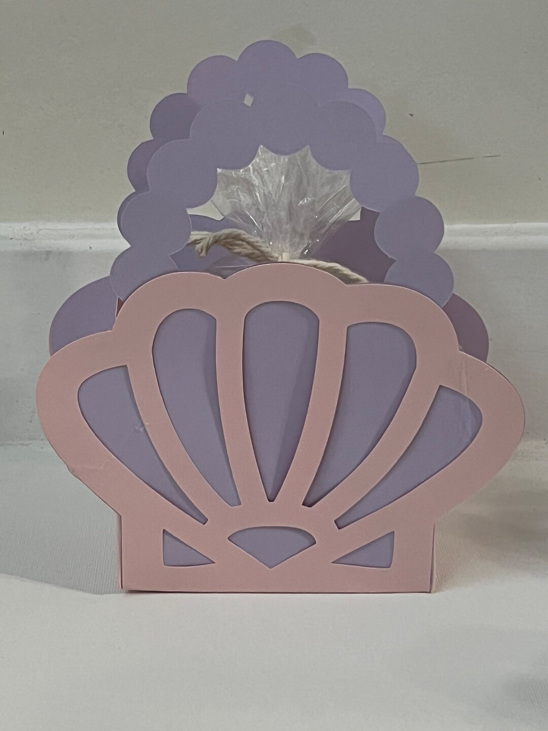 Mermaid Shell Basket Party Favors | Under the Sea Treat Boxes | Mermaid ...