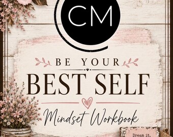 The Becoming Her Workbook | Self-Growth Journal, Habit Tracker, Affirmations, Healing & Mindset Reset Printable PDF