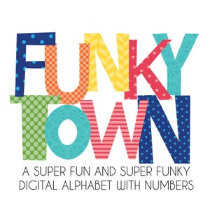 Alfabeto digital Funky PNG, fonte Classroom Bright Alphabet Clipart, rabiscar letras coloridas números, ABCs desenhados à mão, design de sublimação