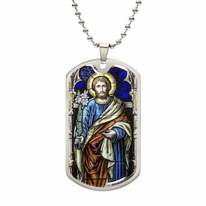 Saint Joseph medal necklace