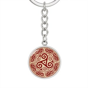 Celtic Triskelion keychain