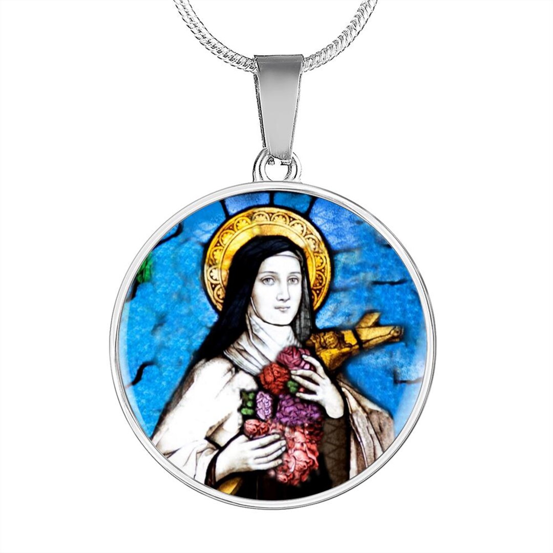 St Therese of Lisieux Necklace Pendant - Etsy