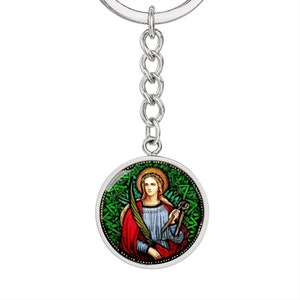 Sleutelhanger Sint-Agatha-medaille