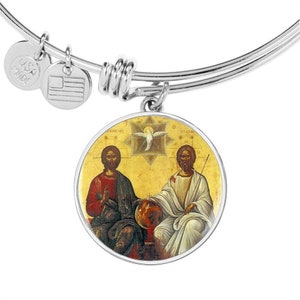 Bracelet jonc emblème Holy Trinity