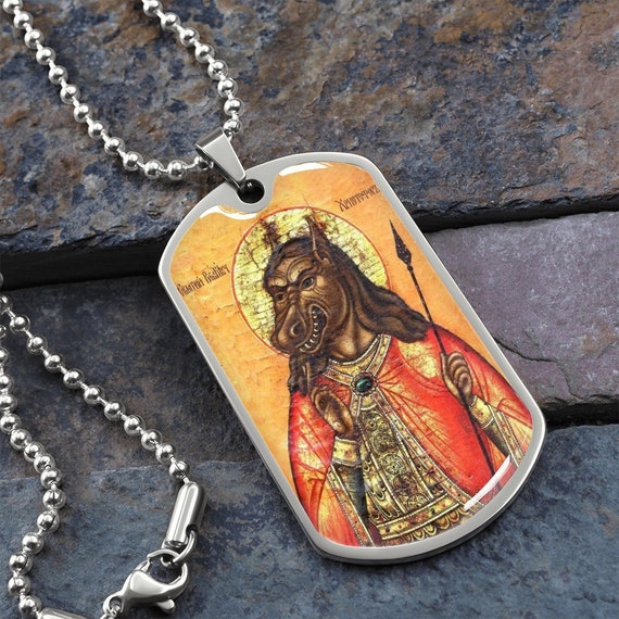 Military Dog Tag Pendant - Etsy