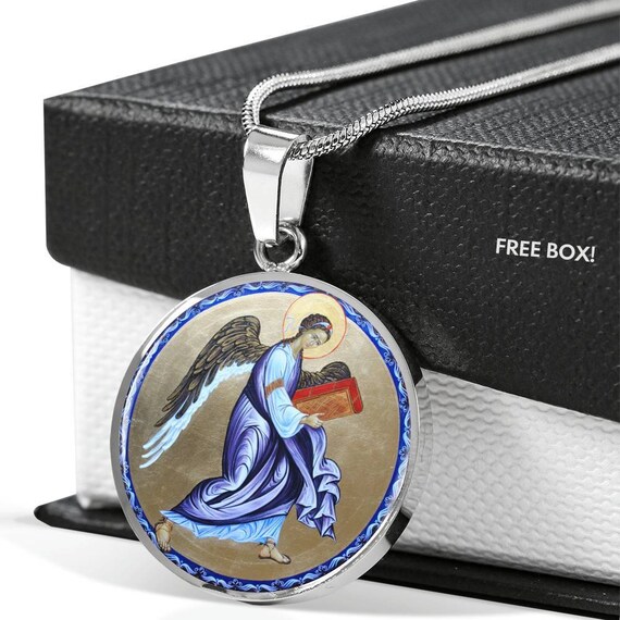 Collana Cuore Con Angelo Custode In Argento 925 E Zirconi – Jrêveinfini, Con Scatola Regalo - 2