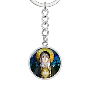 Sleutelhanger Sint Clara van Assisi