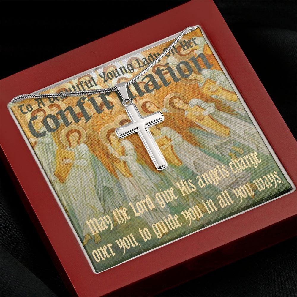 Croce personalizzata Nome Collana Gioielli religiosi Battesimo regalo per le donne cristiane - CALLIE
