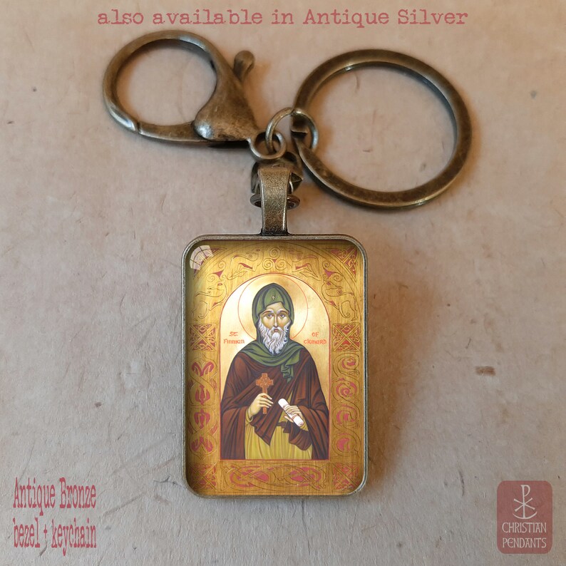 Saint Finnian icon Irish Saint icon Saint Finian Clonard Celtic Saint icon Celtic Patterns icon St Finnian Clonard Irish Monasticism