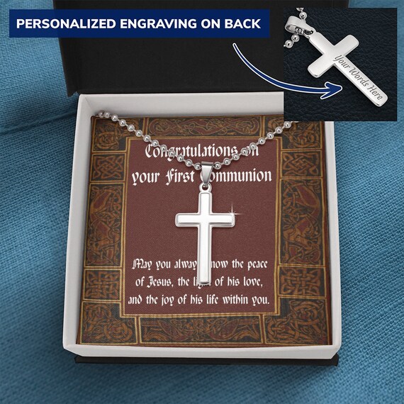 Don De Premiere Communion Premier Cadeau De Reconciliation Etsy France