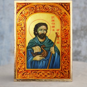 Icono ortodoxo de San Brendan el Navegante imagen 6