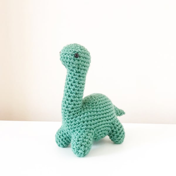 Forest green dinosaur decoration, crochet dinosaur decor, dinosaur gift, dinosaur nursery decor, crochet dinosaur plushie