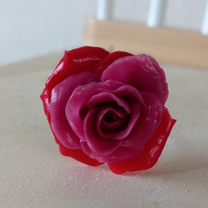 Cold porcelain rose