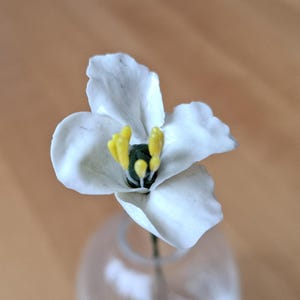 Cold porcelain flower