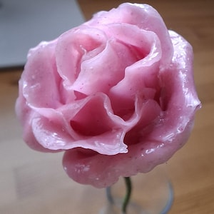 Cold porcelain rose