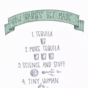 How Babies Get Made new baby card