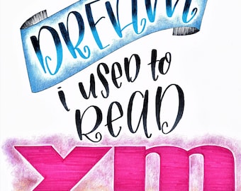 It Was All a Dream Illustrated Art Print