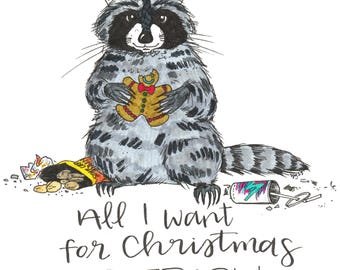 Hand-illustrated Christmas Card