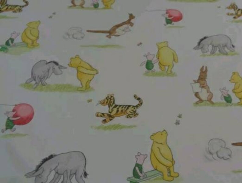 Jane Churchill Winnie the Pooh Nursery Fabric 2011 Nursery Etsy UK